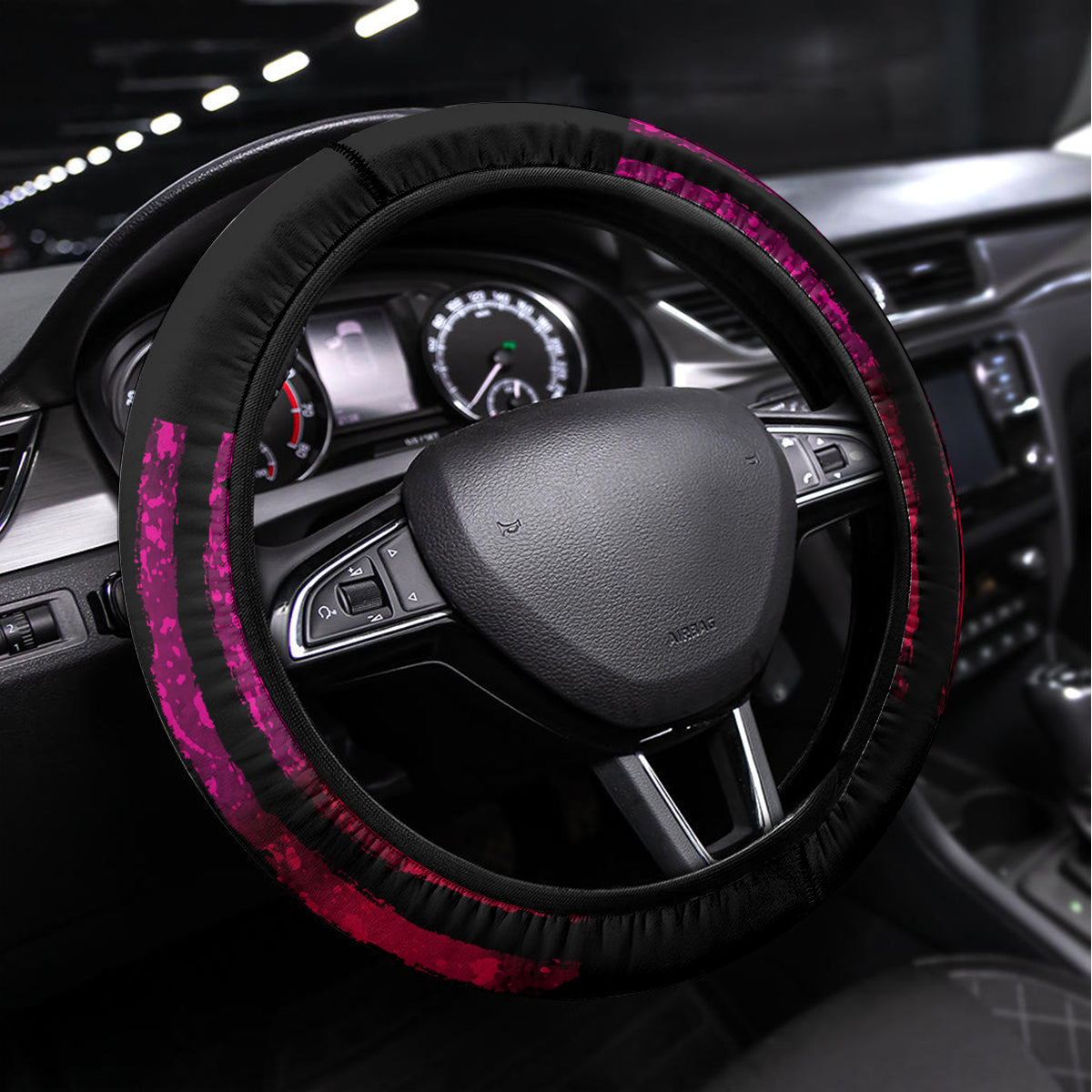 I'm A B Don't Try Me Steering Wheel Cover - Wonder Print Shop