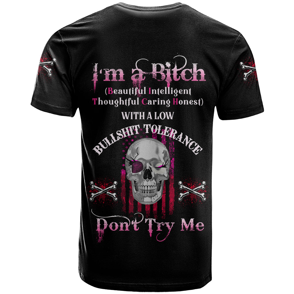 I'm A B Don't Try Me T Shirt - Wonder Print Shop