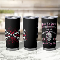 I'm A B Don't Try Me Tumbler Cup - Wonder Print Shop