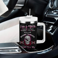 I'm A B Don't Try Me Tumbler With Handle - Wonder Print Shop