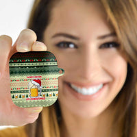 Merry Drunk I'm Christmas AirPods Case Xmas Holiday Patterns - Wonder Print Shop