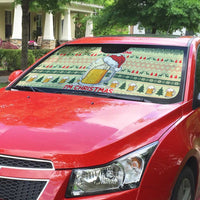Merry Drunk I'm Christmas Auto Sun Shade Xmas Holiday Patterns - Wonder Print Shop