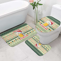 Merry Drunk I'm Christmas Bathroom Set Xmas Holiday Patterns - Wonder Print Shop