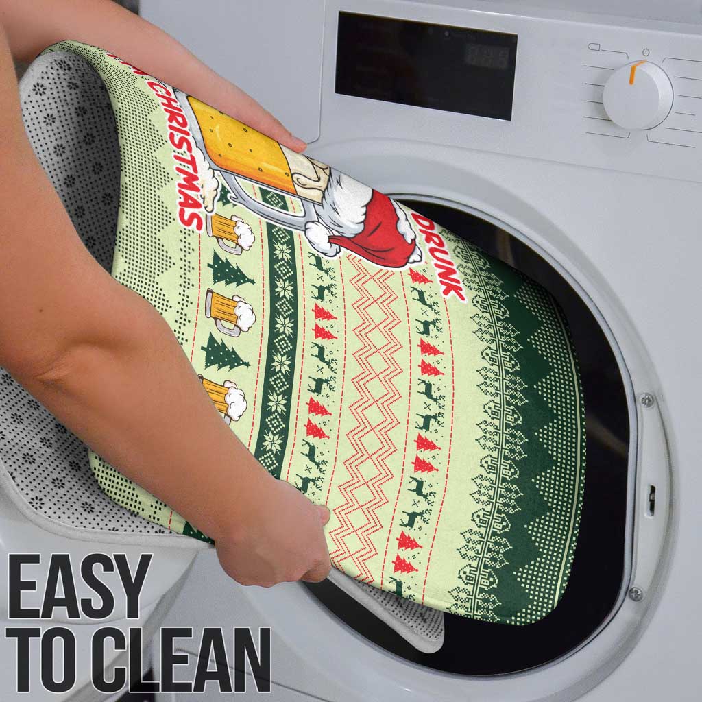 Merry Drunk I'm Christmas Bathroom Set Xmas Holiday Patterns - Wonder Print Shop