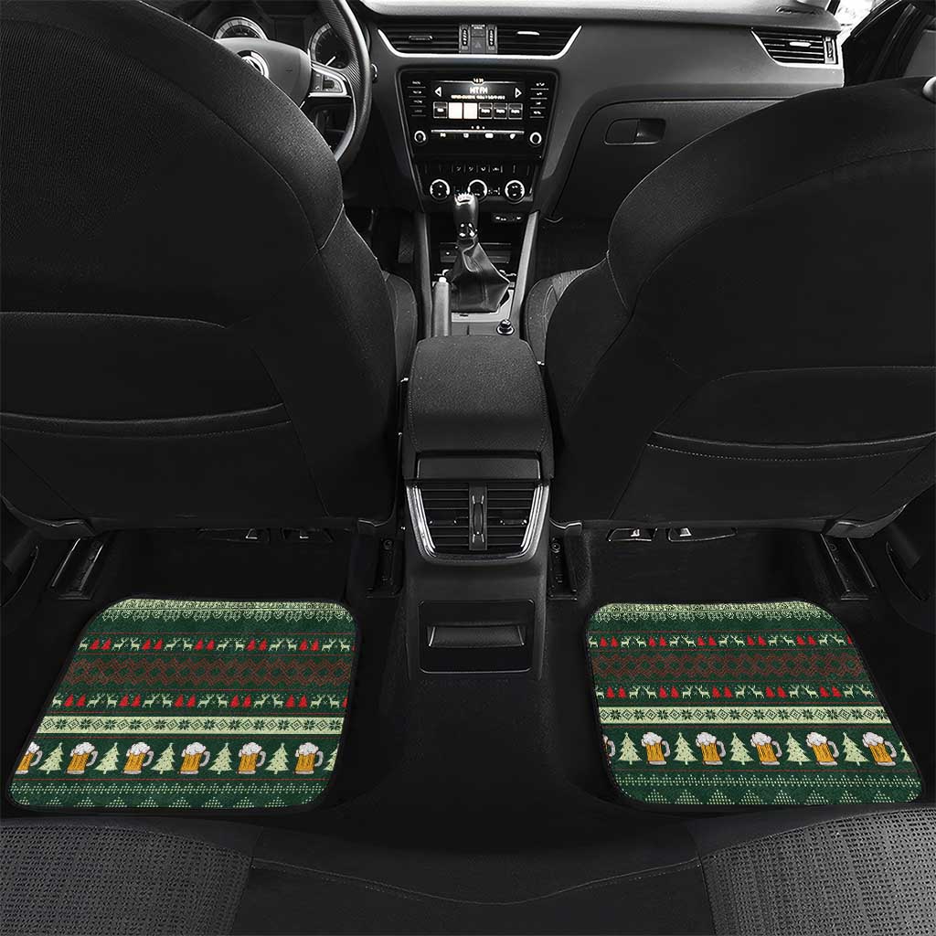 Merry Drunk I'm Christmas Car Mats Xmas Holiday Patterns - Wonder Print Shop