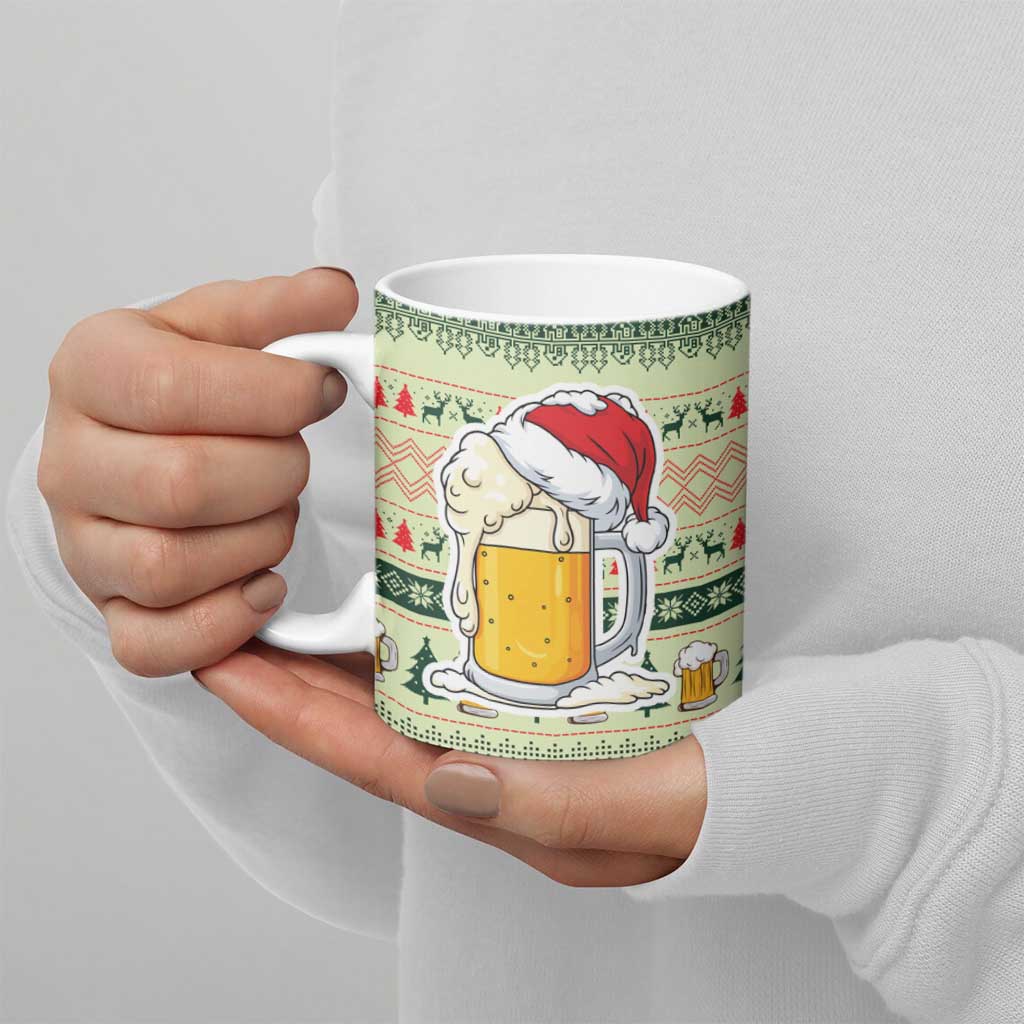 Merry Drunk I'm Christmas Ceramic Mug Xmas Holiday Patterns - Wonder Print Shop
