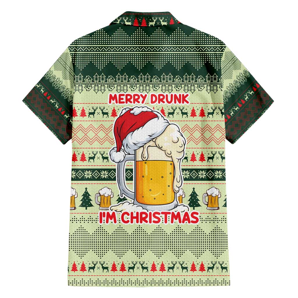 Merry Drunk I'm Christmas Family Matching Puletasi and Hawaiian Shirt Xmas Holiday Patterns - Wonder Print Shop
