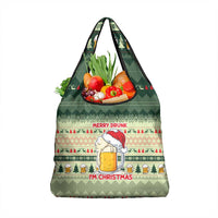 Merry Drunk I'm Christmas Grocery Bag Xmas Holiday Patterns - Wonder Print Shop