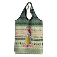 Merry Drunk I'm Christmas Grocery Bag Xmas Holiday Patterns - Wonder Print Shop