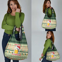 Merry Drunk I'm Christmas Grocery Bag Xmas Holiday Patterns - Wonder Print Shop