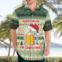 Merry Drunk I'm Christmas Hawaiian Shirt Xmas Holiday Patterns - Wonder Print Shop