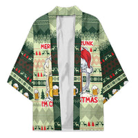 Merry Drunk I'm Christmas Kimono Xmas Holiday Patterns - Wonder Print Shop