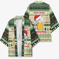 Merry Drunk I'm Christmas Kimono Xmas Holiday Patterns - Wonder Print Shop