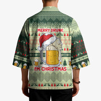 Merry Drunk I'm Christmas Kimono Xmas Holiday Patterns - Wonder Print Shop