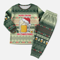 Merry Drunk I'm Christmas Pajama Set Xmas Holiday Patterns - Wonder Print Shop