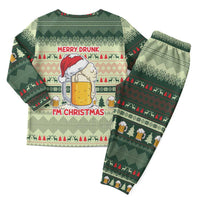 Merry Drunk I'm Christmas Pajama Set Xmas Holiday Patterns - Wonder Print Shop