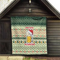 Merry Drunk I'm Christmas Quilt Xmas Holiday Patterns - Wonder Print Shop