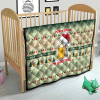 Merry Drunk I'm Christmas Quilt Xmas Holiday Patterns - Wonder Print Shop