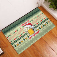 Merry Drunk I'm Christmas Rubber Doormat Xmas Holiday Patterns - Wonder Print Shop