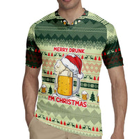 Merry Drunk I'm Christmas Rugby Jersey Xmas Holiday Patterns - Wonder Print Shop
