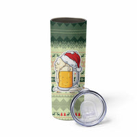 Merry Drunk I'm Christmas Skinny Tumbler Xmas Holiday Patterns - Wonder Print Shop