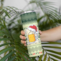 Merry Drunk I'm Christmas Skinny Tumbler Xmas Holiday Patterns - Wonder Print Shop