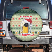 Merry Drunk I'm Christmas Spare Tire Cover Xmas Holiday Patterns - Wonder Print Shop
