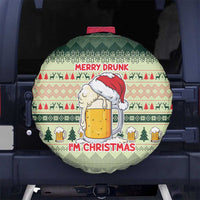 Merry Drunk I'm Christmas Spare Tire Cover Xmas Holiday Patterns - Wonder Print Shop