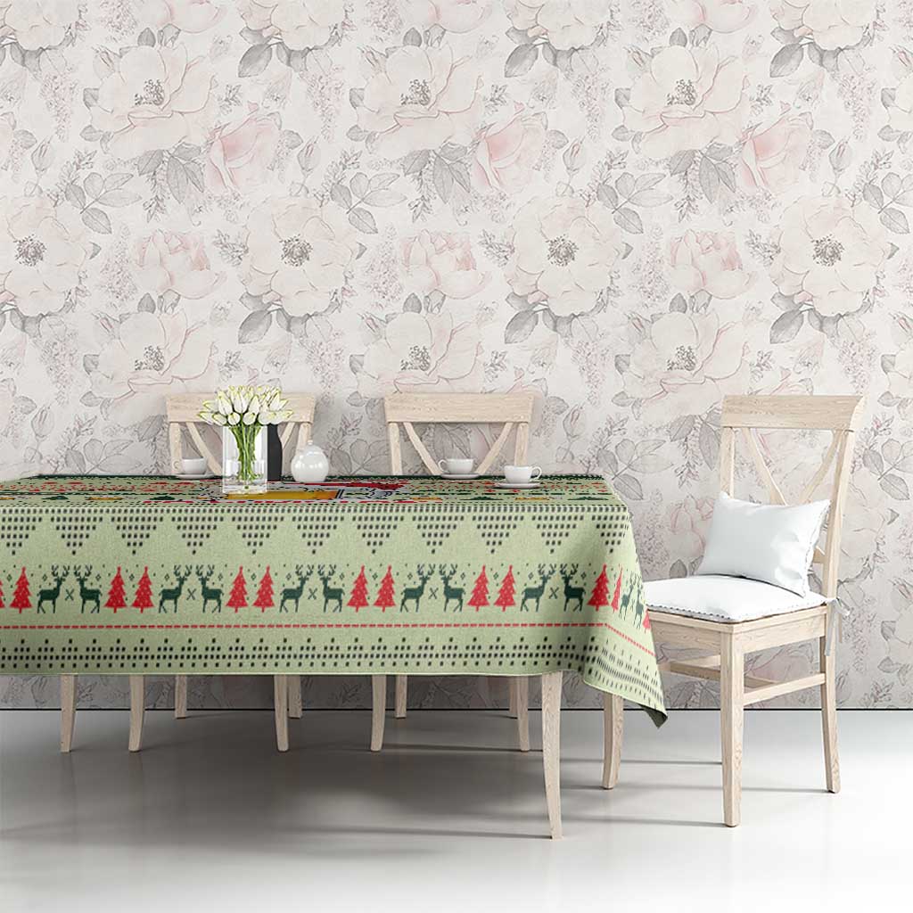 Merry Drunk I'm Christmas Tablecloth Xmas Holiday Patterns - Wonder Print Shop
