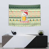 Merry Drunk I'm Christmas Tapestry Xmas Holiday Patterns - Wonder Print Shop