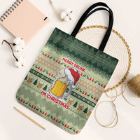 Merry Drunk I'm Christmas Tote Bag Xmas Holiday Patterns - Wonder Print Shop