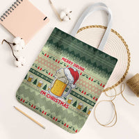 Merry Drunk I'm Christmas Tote Bag Xmas Holiday Patterns - Wonder Print Shop