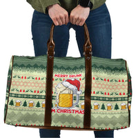 Merry Drunk I'm Christmas Travel Bag Xmas Holiday Patterns - Wonder Print Shop