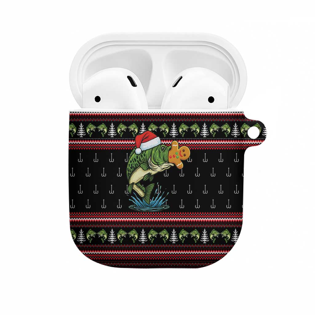 Merry Fishmas Christmas AirPods Case Xmas Holiday Patterns - Wonder Print Shop