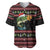 Merry Fishmas Christmas Baseball Jersey Xmas Holiday Patterns - Wonder Print Shop