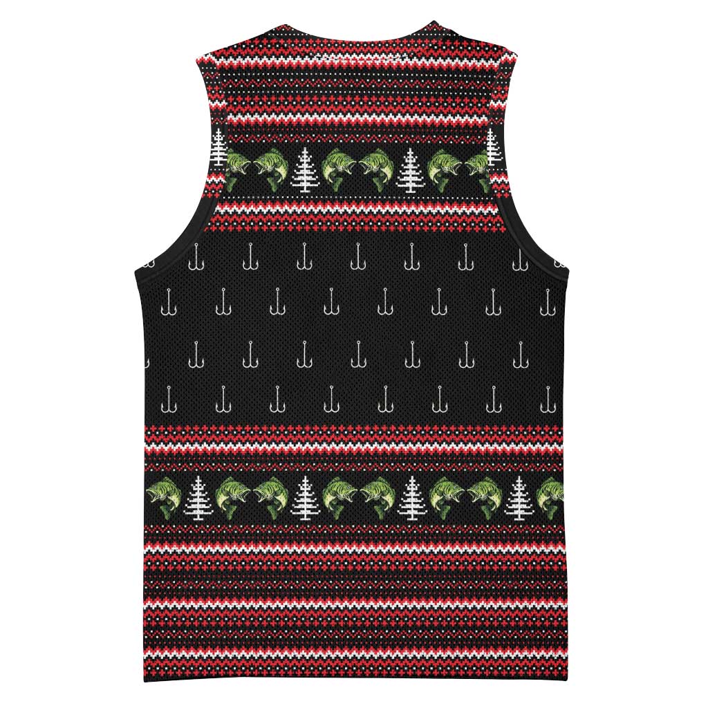 Merry Fishmas Christmas Basketball Jersey Xmas Holiday Patterns - Wonder Print Shop