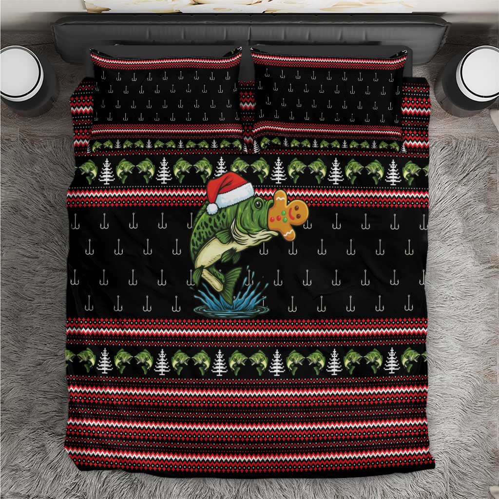 Merry Fishmas Christmas Bedding Set Xmas Holiday Patterns - Wonder Print Shop