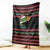 Merry Fishmas Christmas Blanket Xmas Holiday Patterns - Wonder Print Shop