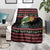 Merry Fishmas Christmas Blanket Xmas Holiday Patterns - Wonder Print Shop