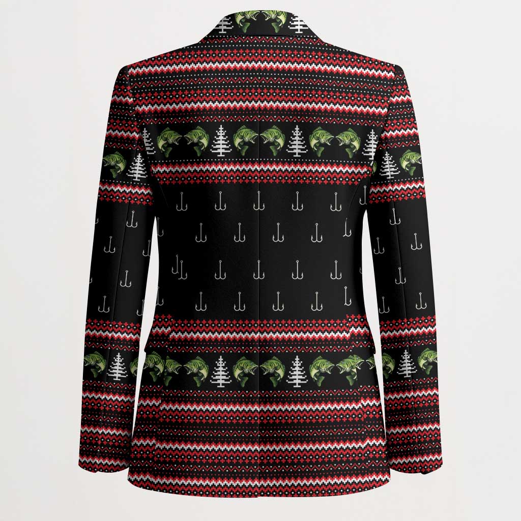 Merry Fishmas Christmas Blazer Xmas Holiday Patterns - Wonder Print Shop