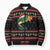 Merry Fishmas Christmas Bomber Puffer Jacket Xmas Holiday Patterns - Wonder Print Shop