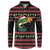Merry Fishmas Christmas Button Sweatshirt Xmas Holiday Patterns - Wonder Print Shop