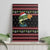 Merry Fishmas Christmas Canvas Wall Art Xmas Holiday Patterns - Wonder Print Shop