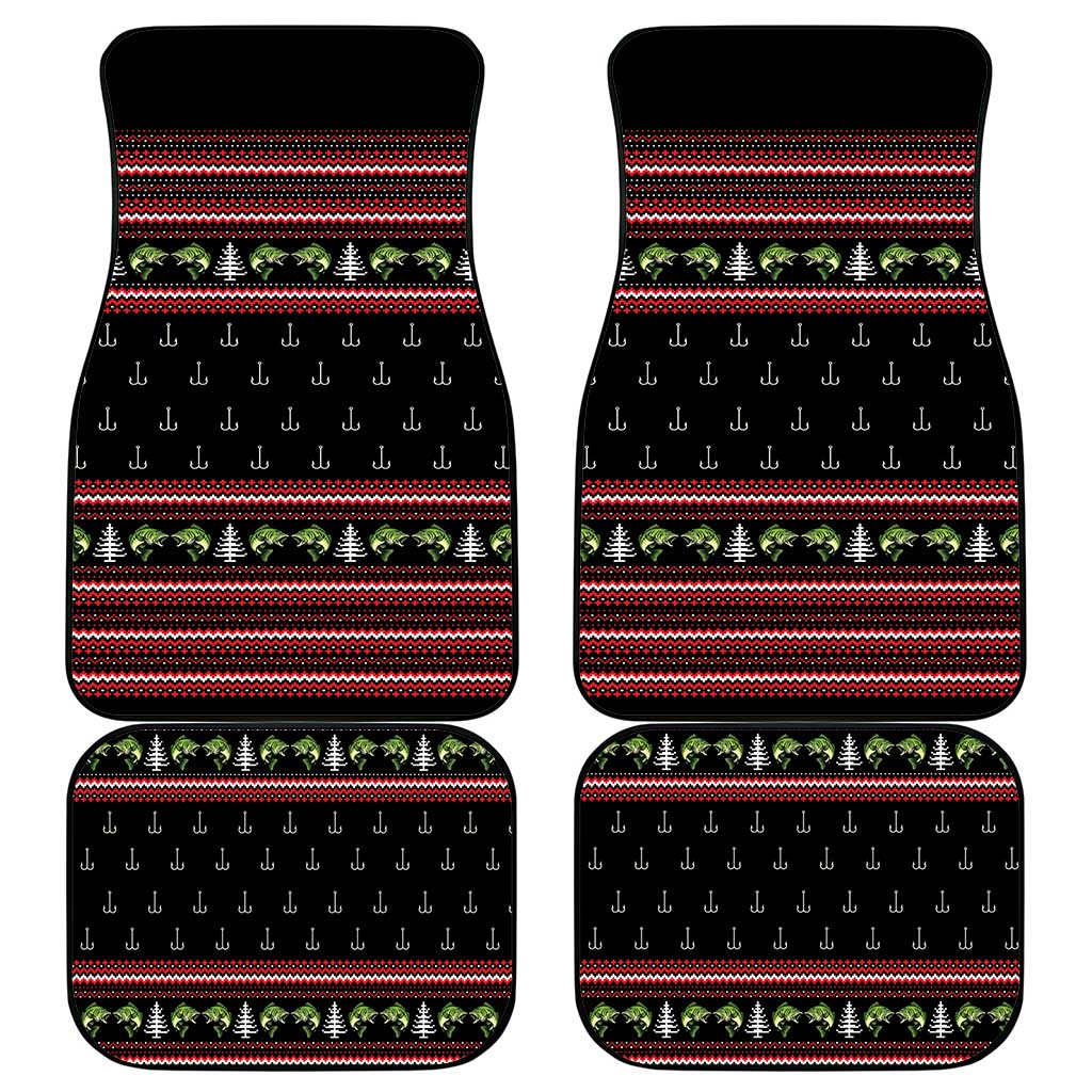 Merry Fishmas Christmas Car Mats Xmas Holiday Patterns - Wonder Print Shop