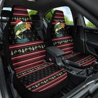 Merry Fishmas Christmas Car Seat Cover Xmas Holiday Patterns - Wonder Print Shop
