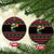 Merry Fishmas Christmas Ceramic Ornament Xmas Holiday Patterns - Wonder Print Shop