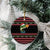 Merry Fishmas Christmas Ceramic Ornament Xmas Holiday Patterns - Wonder Print Shop