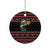 Merry Fishmas Christmas Ceramic Ornament Xmas Holiday Patterns - Wonder Print Shop