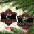 Merry Fishmas Christmas Ceramic Ornament Xmas Holiday Patterns - Wonder Print Shop
