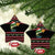 Merry Fishmas Christmas Ceramic Ornament Xmas Holiday Patterns - Wonder Print Shop